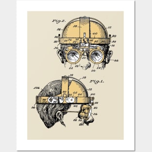 Welders Goggles - Patent Design Posters and Art